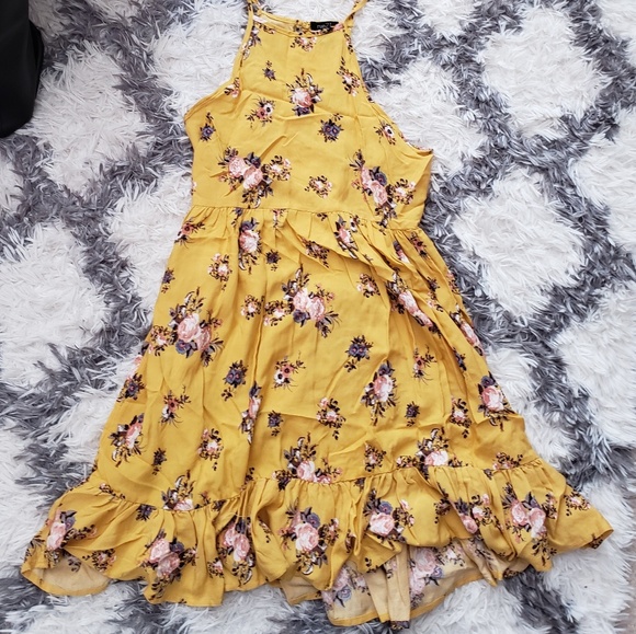 Rue 21 yellow dress S - Picture 3 of 6
